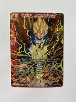 Dragon Ball Super Card Game Vegeta, Prideful Hero Malicious Machinations BT8-125 - Image 1