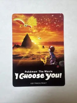 Pokemon I Choose You Promo 2017 Movie Card - Image 1