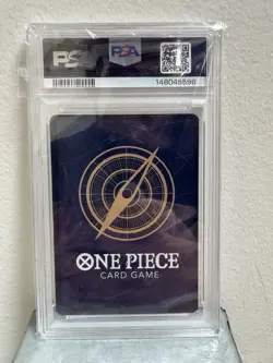 One Piece Monkey D. Luffy US College Basketball Card Promo PSA 10 In Hand - Image 5