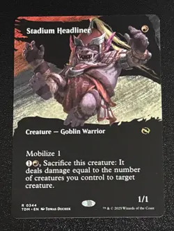 MTG Tarkir: Dragonstorm Stadium Headliner Borderless 0344 NM Rare - Image 1