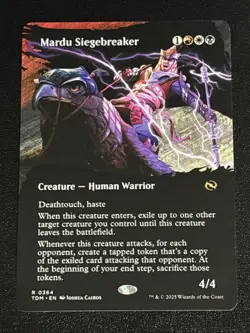 MTG Tarkir: Dragonstorm Mardu Siegebreaker Borderless 0364 NM Rare - Image 1