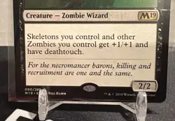 Death Baron Core Set 2019 090/280 Magic: The Gathering MTG Regular Rare - Image 2