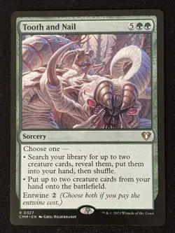 1x MTG Tooth and Nail - Commander Masters (CMM) #327 - Magic the Gathering - Image 1