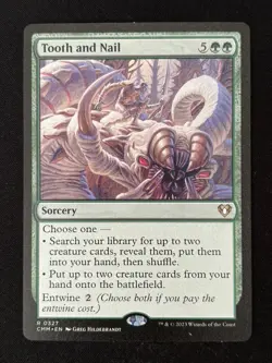 1x MTG Tooth and Nail - Commander Masters (CMM) #327 - Magic the Gathering - Image 3