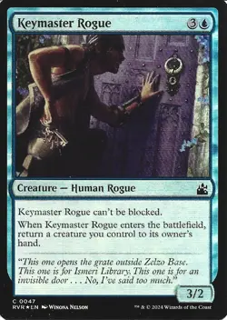 Keymaster Rogue (0047) - Ravnica Remastered - Common (Foil) - Image 1