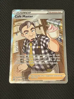Pokemon TCG Brilliant Stars TG25/ TG30 Cafe Master Ultra Rare - NM - Image 1