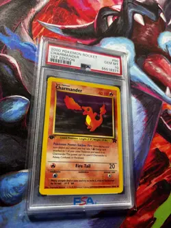 2000 POKEMON ROCKET 1ST EDITION #50 CHARMANDER GEM MT PSA 10 - Image 4