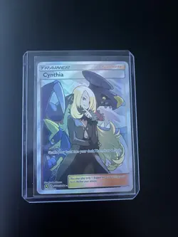 Pokemon Cynthia SV82/SV94 Hidden Fates Shiny Vault Full Art Trainer Holo - Image 1