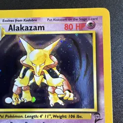 Pokemon TCG Alakazam Base Set 2 1/130 Holo Unlimited Holo Rare - Image 3