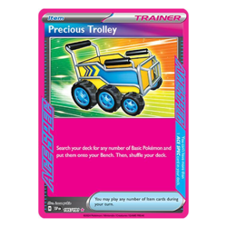 Precious Trolley - 185/191 - SV08: Surging Sparks (SSP) Pokemon ACE SPEC - Image 1
