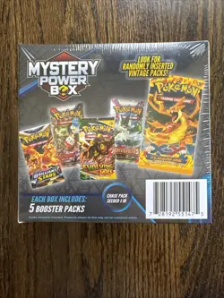 Pokemon Mystery Power Box Chase Pack Seeded 1:10 (5 Booster Packs) NEW SEALED - Image 3