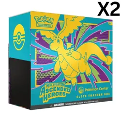 Pokemon TCG: Ascended Heroes POKEMON CENTER Elite Trainer Box ETB x2 - PRESALE - Image 1