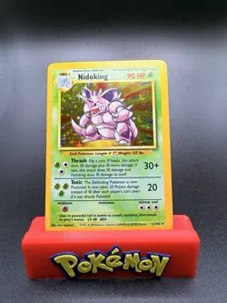 Pokemon - Nidoking - Base Set (Unlimited) Holo - 11/102 - NM (READ) - Image 1