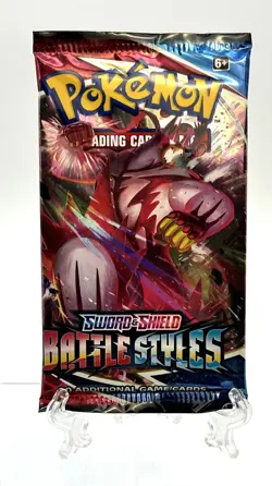 Pokemon Sword & Shield Battle Styles Factory sealed Booster Pack New 820650808180 - Image 1