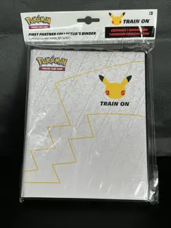 Pokemon TCG 25th Anniversary First Partner Collector’s Binder Pikachu Card Jumbo 820650809606 - Image 1