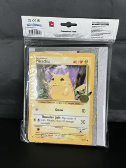 Pokemon TCG 25th Anniversary First Partner Collector’s Binder Pikachu Card Jumbo 820650809606 - Image 2