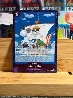 MERRY GO 041 Extra Booster 2 Rare One Piece Card Game NM - Image 1