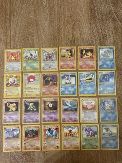 Pokemon TCG Card Lot Dark Charziard Rhydon Aerodactyl Lugia Wartortle 24 Cards - Image 1
