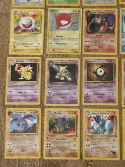 Pokemon TCG Card Lot Dark Charziard Rhydon Aerodactyl Lugia Wartortle 24 Cards - Image 5