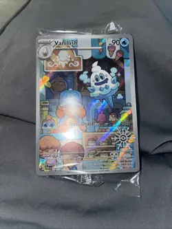 Pokemon TCG Vanillish Card 190/182 Paradox Rift Illustration Rare - Image 1