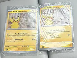 2x Pokemon x Natural History Museum Promo - Pikachu At The Museum JUMBO card - Image 1