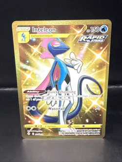 Pokemon TCG Inteleon Evolving Skies Holo Card 227/203 Secret Rare - Image 2