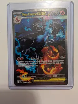 🔥 Mega Charizard X ex 125/094 – SIR Phantasmal Flames – Pokemon Card NM 🔥 - Image 1
