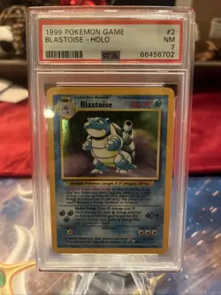 Pokemon TCG Blastoise Base Set Holo Unlimited Rare Card - Image 1
