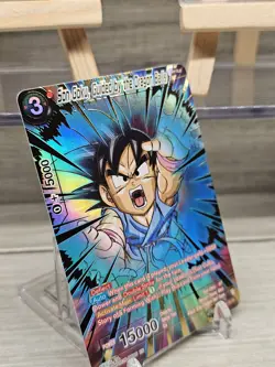 Son Goku Dragon Ball Collector Card Gold Stamped EX24-02 Ex Mint - Image 3