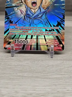 Son Goku Dragon Ball Collector Card Gold Stamped EX24-02 Ex Mint - Image 5