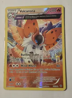 Full Art Rare Volcarona Pokemon Card - Great Condition- - Image 1