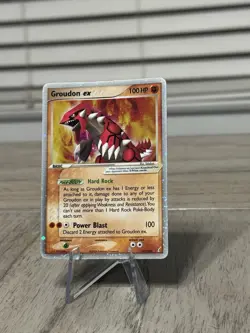 Pokemon Groudon ex 93/100 EX Crystal Guardians Holo Rare Card 100 HP - Image 2