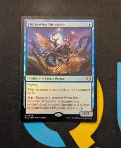 Flitterwing Nuisance Foil Rare ECL 048 Lorwyn Eclipsed MTG - Image 1