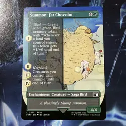 Summon: Fat Chocobo (Borderless) - Final Fantasy - Common - M/NM MTG - Image 1
