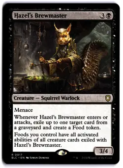 Hazel's Brewmaster NM BLC Commander: Bloomburrow MTG - Image 1