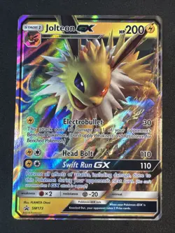 Jolteon GX SM173 Sm Holo Sun & Moon Black Star Promo Pokemon - Image 1