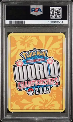 2008 POKEMON WORLD CHAMPIONSHIPS PROMO PSYCHIC LOCK #101 JOLTEON-GOLD STAR PSA 8 - Image 2