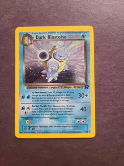 2000 Pokemon Team Rocket Dark Blastoise Holo #3/82 - Image 1