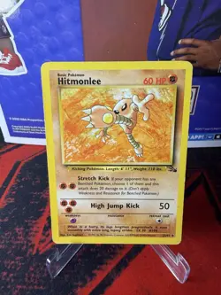 Pokemon Hitmonlee Fossil Unlimited 22/62 - Image 1