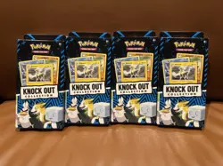 Pokemon Lot of 4 Knock Out Collection Boxes Sealed Pack Boltund - Image 1