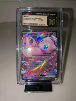 Mew ex (151/165) CGC Pristine 10 (2023) Japanese Pokemon Scarlet & Violet - Image 2