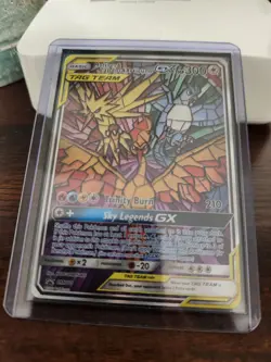 Pokemon TCG Moltres Zapdos Articuno GX SM210 - Image 1