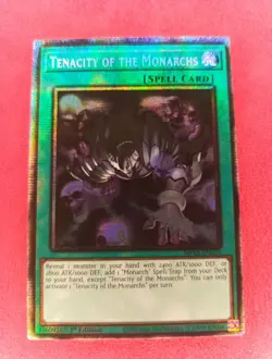 Yu Gi Oh - MP25-EN025 Tenacity Of The Monarchs - Starlight Rare - Image 1