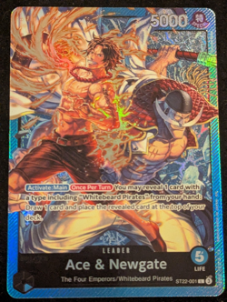 One Piece ST22-001 Ace & Newgate Leader Starter Deck 22 Foil English Near Mint - Image 1
