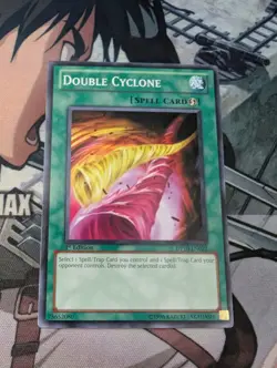 DP10-EN022 Double Cyclone 1st Edition Mint YuGiOh Card - Image 1