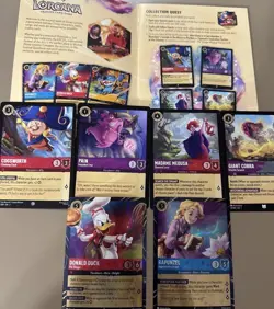 Disney Lorcana Magical Places- Rapunzel & Donald Duck EPCOT Promo Cards SET - Image 1