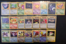 Team Rocket Pokemon - 22 Cards Total - Vintage WOTC Wizards TCG (Lot219) - Image 1