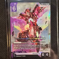Gundam Exia Trans-Am Foil - GD03-049 - Gundam TCG Card Game - Steel Requiem - Image 1