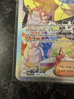 NM Iono 269/193 Paldea Evolved SIR Holo Pokemon Card - Image 4