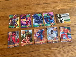 Marvel OverPower Mission Cards Lot Age of Apocalypse Annihilation Affair - Image 1